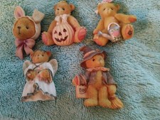 Lot Of 5 Cherished Teddies Pins Brooches