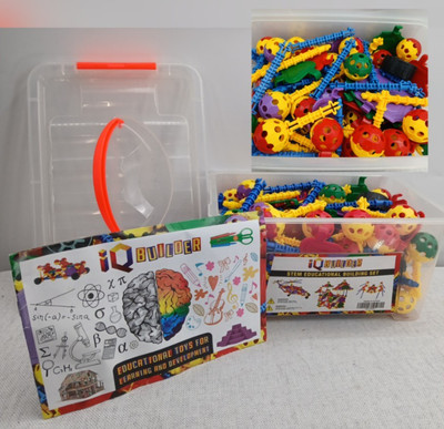 IQ BUILDER | STEM Learning Toys | Creative Construction Engineering 100+ Pieces