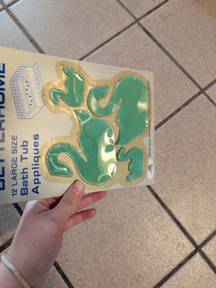 Apliques de bañera de colección autoadhesivos vinilo cisnes color azul 12 piezas Betterhomes NUEVO Foto 3 de 4