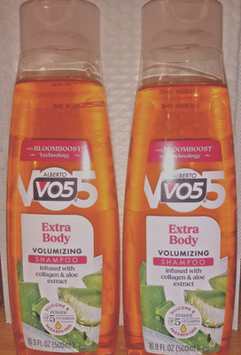 2 New VO5 Extra Body Volumizing Shampoo 16.9 oz, w/ Collagen & Aloe Extract, V05
