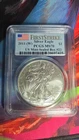 2011-W Silver Eagle 1oz PCGS MS 70 First Strike Flag Label