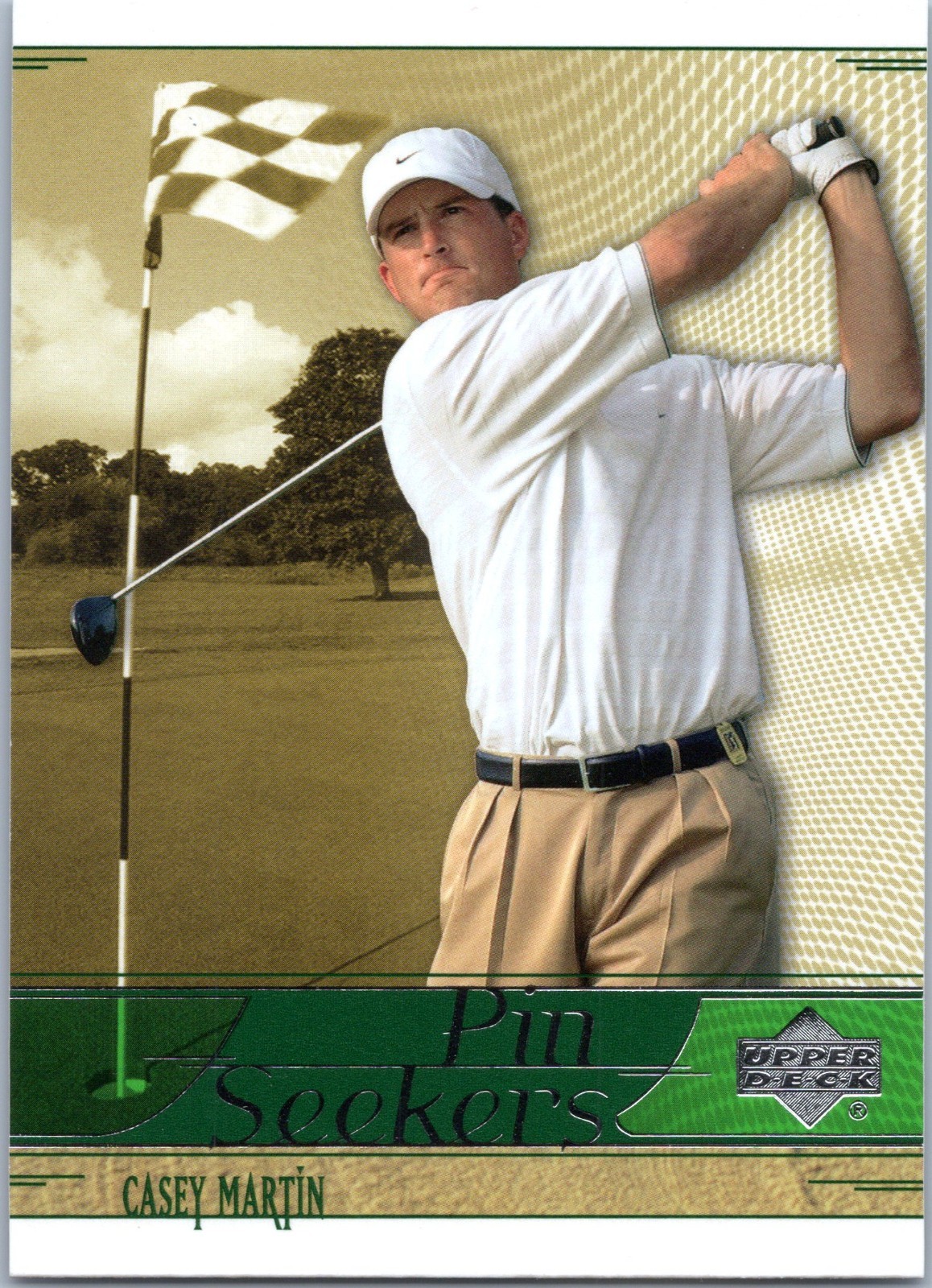 2002 Upper Deck Pin Seekers Casey Martin #PS10