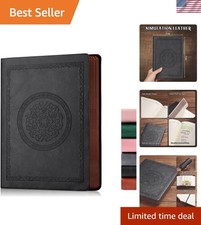 2026 Leather Vintage Journal Notebook,300 Pages,Leather Softcover Lined Journ...