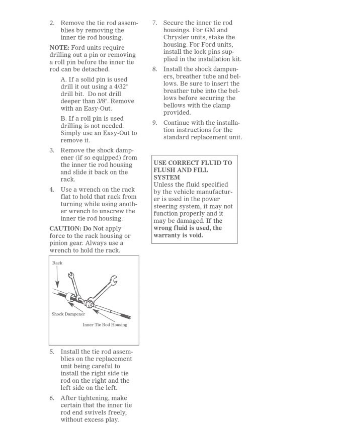 Power Steering Rack & Pinion Assembly For 00-2001 Nissan Maxima INFINITI I30