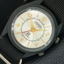 VINTAGE LEGEND HAND-WINDING SWISS MENS REFURBISHED ALARM WATCH a707529-1