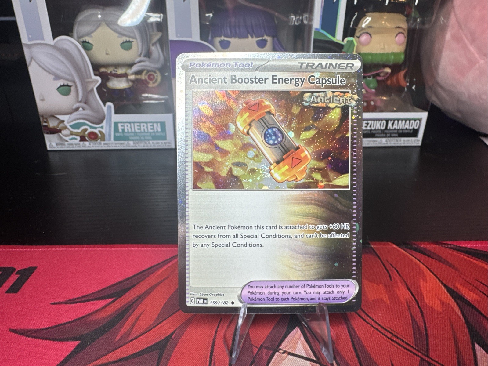 Pokemon 💫 Ancient Booster Energy Capsule Promo 159/182 Cosmos Holo! NM