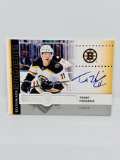 2024-25 Upper Deck Ultimate Collection TRENT FREDERIC Emblems Auto Boston