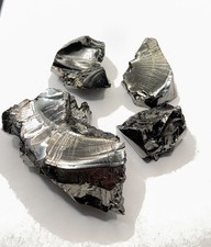 Columbian Shungite “Raquirite” 4pcs  Approximately 1-4in in length