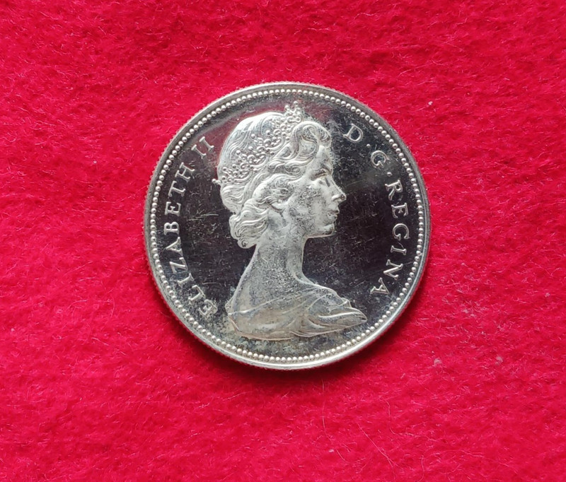 1966 Canada One Dollar $1  Cameo  Silver Coin