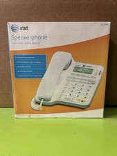 New AT T Corded Phone with Speakerphone and Caller ID/Call Waiting CL2909 White