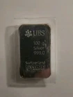 100 gr Silver Bar UBS Silver 999
