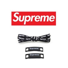 Supreme Shoe Laces Black  Lace Locks AF1 Dunks Jordans 120 cm 47 in