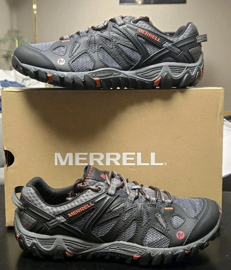 Merrell All Out Blaze Waterproof Hiking Shoes Men\'s 11.5 Black Gray Orange Merrell All Out Blaze Ventilator Mid Waterproof Hiking Boot  main image 3