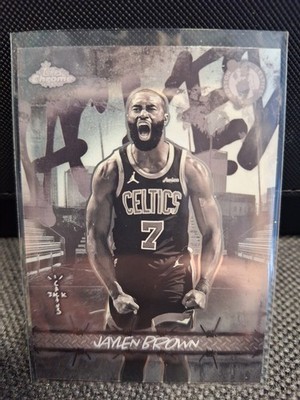 2025-26 Topps Chrome Cactus Jack Jacked Up Jaylen Brown JU-12 Boston Celtics