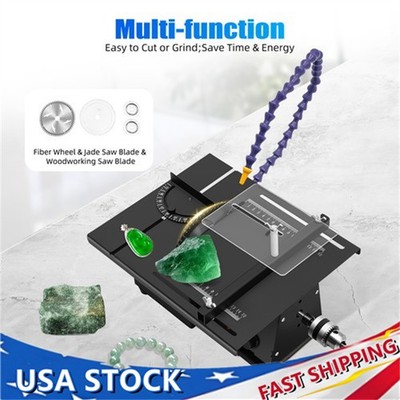 PortableTable Saw,Gem Jewelry Rock Polishing Tool,Jade Cutting Carving Machine