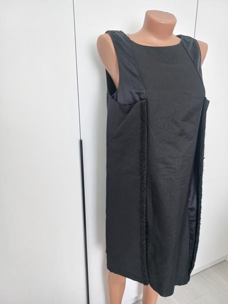 Women Tony Cohen Dress Black Silk 36 / S / 44