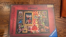 Ravensburger 1000 pc Puzzle Disney Villainous Queen of Hearts Alice Wonderland