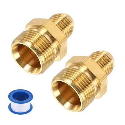 #ad #ad 2Pcs Pressure Washer Adapter Convex M22 15mm Male to M14 Male with Tape $16.44