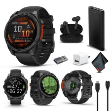 Garmin Fenix 8 47MM AMOLED Multisport GPS Smartwatch Slate Gray with Black