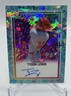 2025 Leaf Vivid Baseball Tyson Lewis Reds Teal Auto 3/10