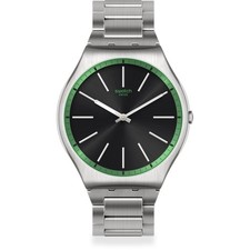 Swatch Skin Irony 42 Green Graphite Unisexuhr | SS07S128G