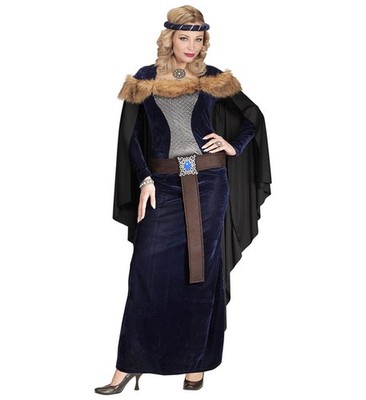Widmann Medieval Princess (Dress With Cape, Belt, Headpiece) (L) Different Color