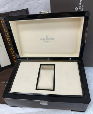 Patek Philippe Lacquered Wood Wooden Presentation Watch Box with paper's.