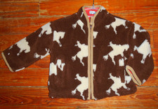 Hartstrings High Pile Fleece Jacket Size 3T Bronco/Horse/ Western Lined