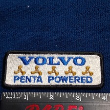 VTG VOLVO Penta Powered 4" Sew On Patch. VG Condition