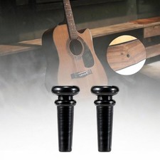 2 Pieces Guitar End Pins Guitar Set Replaces Violin Tailpiece Endpin Peg for