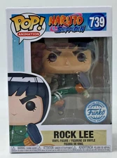 Funko Pop! Animation Naruto Shippuden Rock Lee #739 Special Edition W/Protector