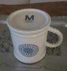 Set 2 AHOY! Mugs reverse Anchor to Compass Braided Rope Handle by Magenta 16 ozs — photo 10