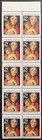 United States, Scott #2710a, 29c @ 10 Booklet Pane Unfolded, Christmas, MNH F-VF — photo 1