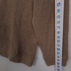Banana Republic Waffle Quarter Zip Pullover Mens XL Tan Mock Neck Sweater NEW — photo 6