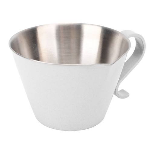 HG Stainless Steel Coffee Measuring Cup Double Scale V Shaped Spout 100ML Milk - Picture 12 of 24