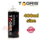 Tygris P301 400ml satin black acrylic top coat finishing spray paint