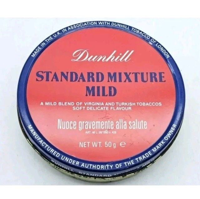 Vecchia Scatoletta In Metallo Dunhill London Mixture - Porta