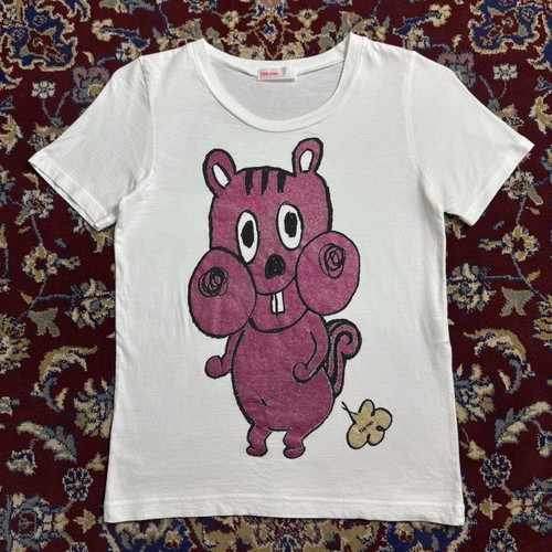 Ne-net Farting Squirrel Glitter Issey Miyake Japanese brand Designer Y2K