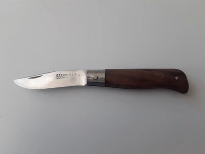 französchisches Klappmesser mit Holzgriff, 555 Veritable Mallaret - Bild 1 von 4