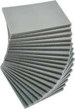 Tonmp 20 PCS 3 x 4 Inch 2000 Grit Sanding Sponge, Ultra Fine 3x4 inch, Gray