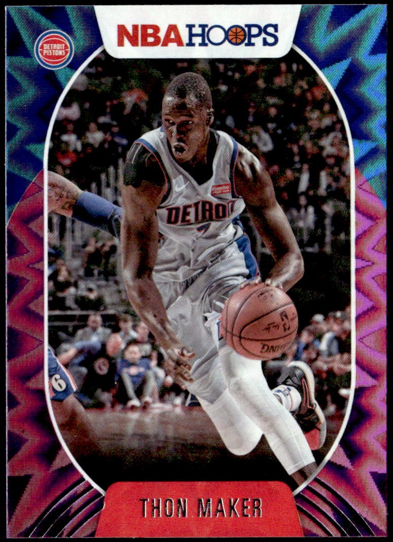 2020-21 Hoops #35 Thon Maker Purple Explosion E1