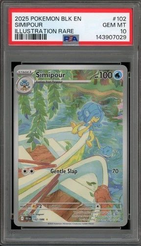 Pokemon Simipour Black Bolt Illustration Rare #102 PSA 10 Gem Mint
