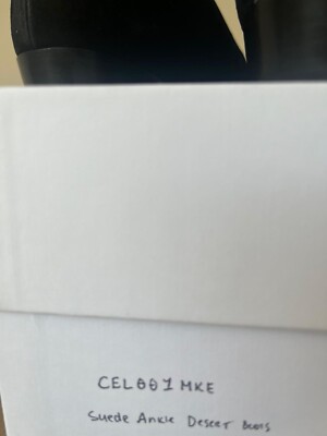 Celine , Desert 30 Boots in Suede in Black , BNIB 41 | eBay display picture 1