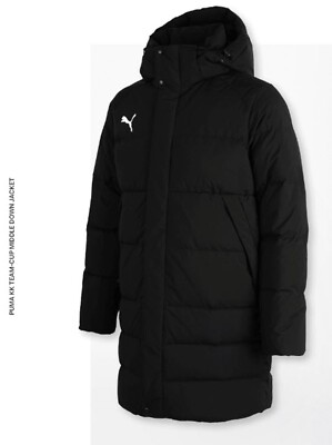 Puma Men KK Team-cup Down Padding Jacket Black Winter Coat Top Padded 93271401