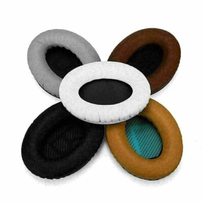 1 Paar Ersatz OHRPOLSTER Pad für Bose QuietComfort QC25 Leder Premium Qualität