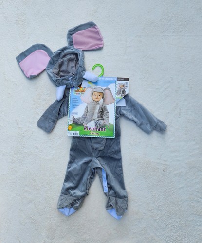 New infant baby boy or girl Halloween costume LITTLE ELEPHANT size 0/6 month - 第 1/4 張圖片