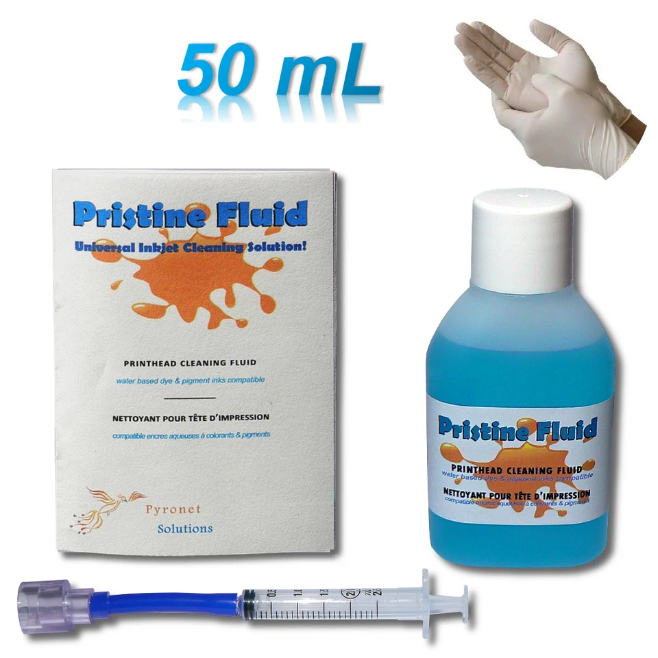 Kit nettoyage nettoyant tête d'impression buse imprimante Canon HP Kodak 50 ml