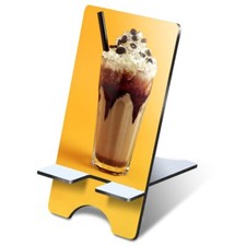 MDF Mobile Phone Stand - Chocolate Milkshake Drink Cafe Bar #63053