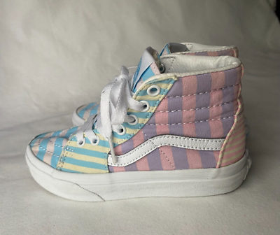multicolor pastel high top vans