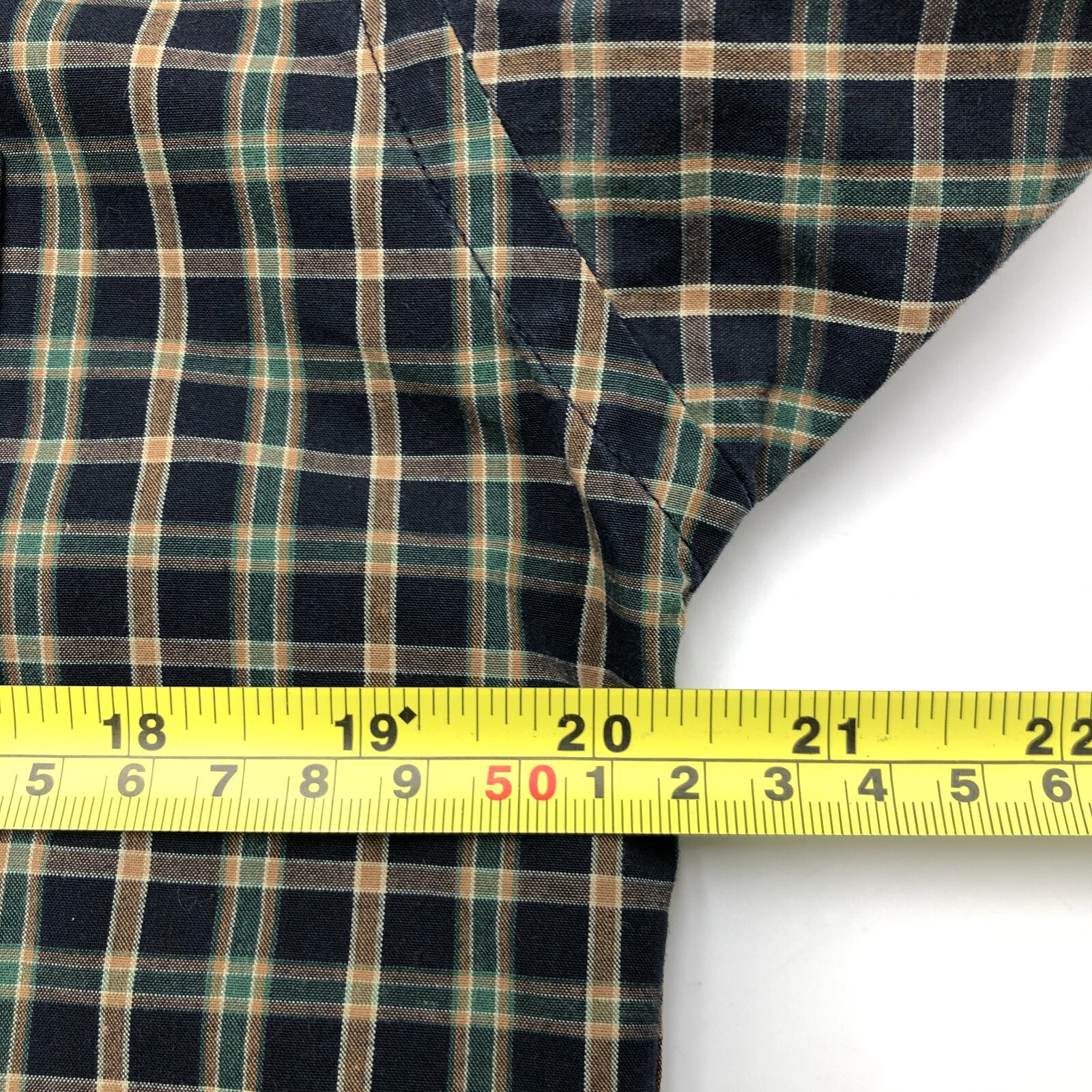 Vintage YVES SAINT LAURENT Camicia Casual Formale Quadri Uomo MISURA XS (37 